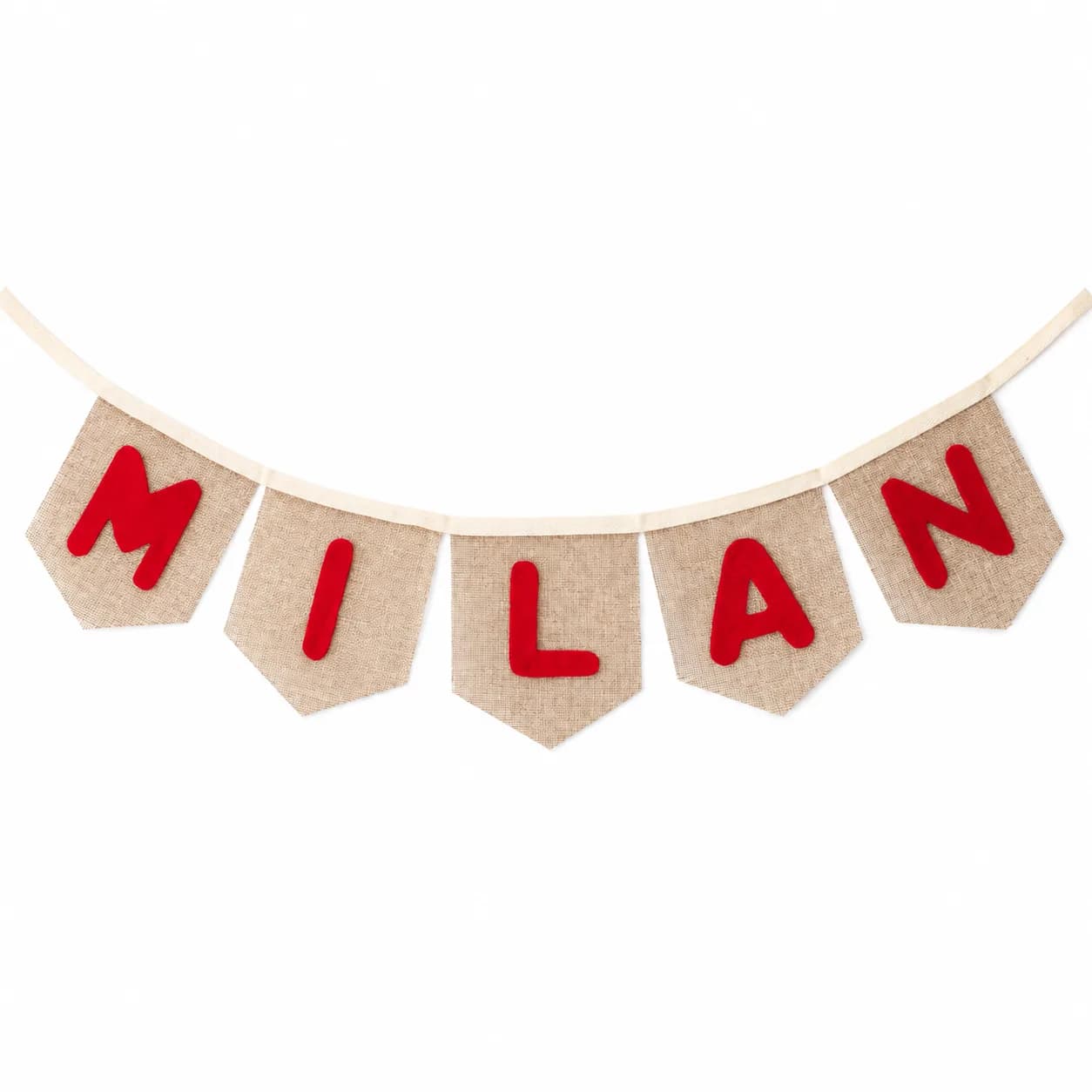 Guirnalda Nombre Pets ROJO MILAN