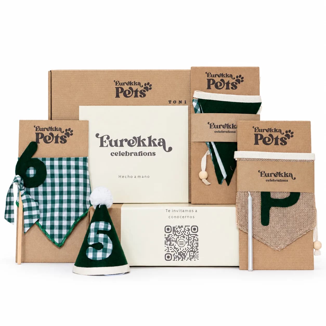 Kit Eurekka Pets empaque verde